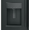 GFE28GGKBB GE French Door Refrigerator - 36 Inch Black-3