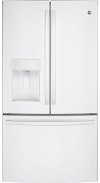 GFE28GGKWW GE French Door Refrigerator - 36 Inch White