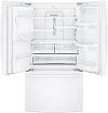 GFE28GGKWW GE French Door Refrigerator - 36 Inch White-7