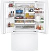 GFE28GGKWW GE Wide French Door Refrigerator - 36 Inch White-6