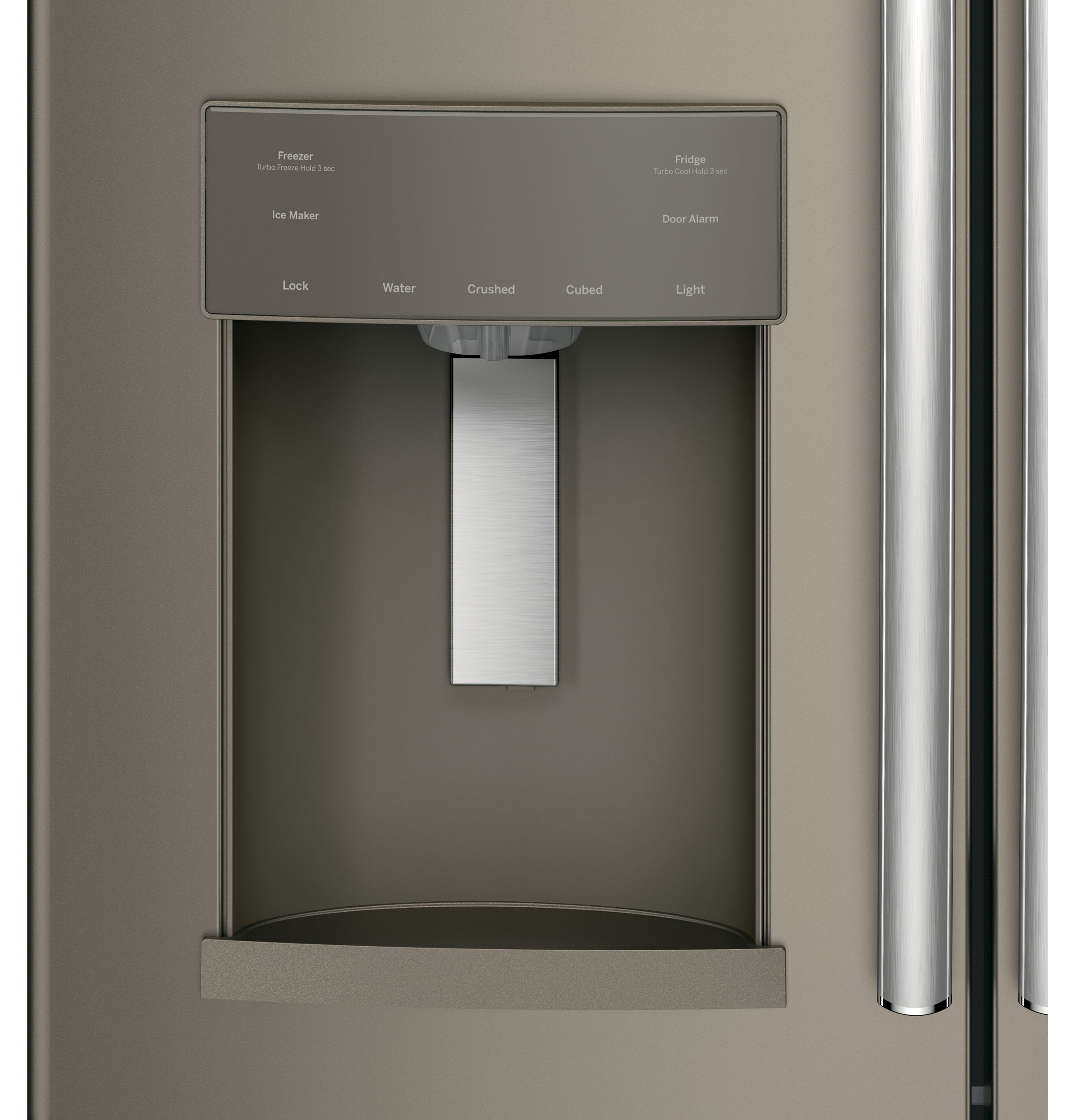GFE28GMKES GE 27.8 cu ft French-Door Refrigerator - 36 W Slate-4