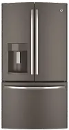GFE28GMKES GE 27.8 cu ft French Door Refrigerator - Slate
