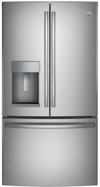 GFE28GSKSS GE 27.8 cu. ft. French-Door Refrigerator - 36 Inch Stainless Steel