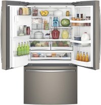 GYE22HMKES GE 22.2 cu. ft. Counter Depth French Door Refrigerator - 36 Inch Slate-2