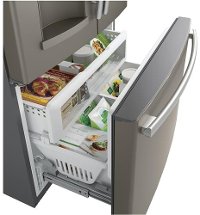 GYE22HMKES GE 22.2 cu. ft. Counter Depth French Door Refrigerator - 36 Inch Slate-8