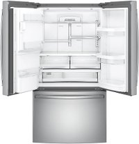 GYE22HSKSS GE 22.2 cu. ft. Counter Depth French Door Refrigerator - 36 Inch Stainless Steel-3