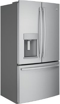 GYE22HSKSS GE 22.2 cu. ft. Counter Depth French Door Refrigerator - 36 Inch Stainless Steel-8