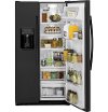 GZS22DGJBB GE Counter Depth Side-by-Side Refrigerator - 36 Inch Black