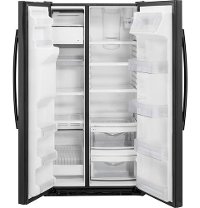 GZS22DGJBB GE Side-by-Side Refrigerator - 36 Inch Black Counter Depth-3