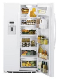 GZS22DGJWW GE White Side-by-Side Refrigerator - 24 Inch-2