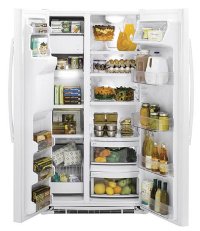 GZS22DGJWW GE White Side-by-Side Refrigerator - 24 Inch-3