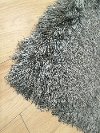 5 x 7 Medium Gray Shimmer Area Rug - Lurex-2