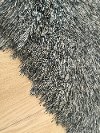 5 x 7 Medium Gray Shimmer Area Rug - Lurex-3