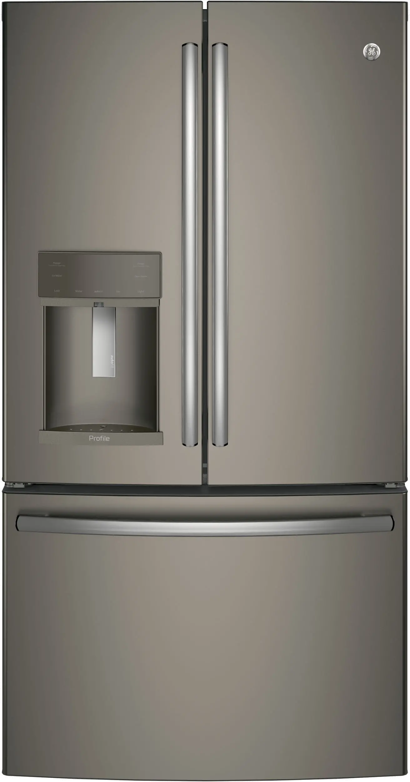 PFE28KMKES GE Profile 27.8 cu ft French Door Refrigerator - Slate-1