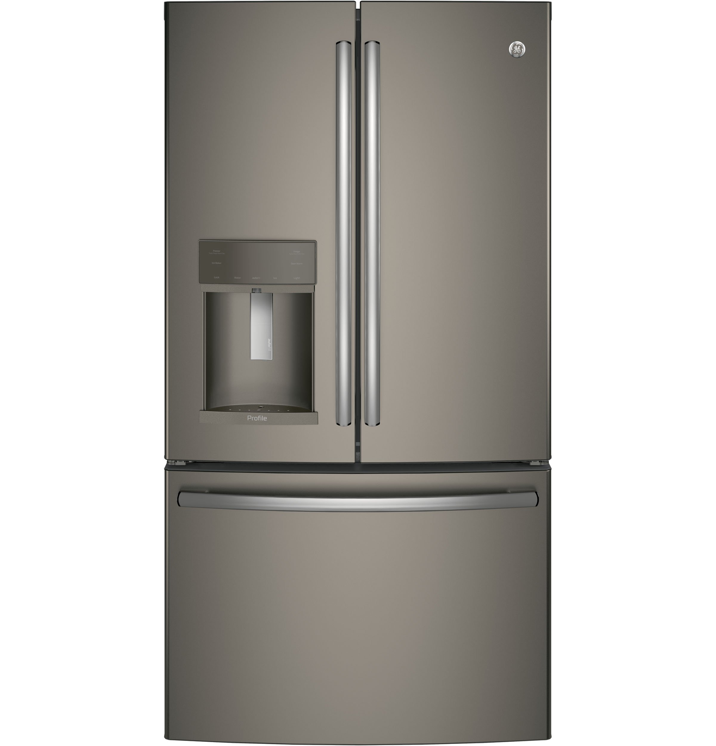 PFE28KMKES GE Profile 36 Inch French Door Refrigerator - 27.8 cu. ft. Slate-1