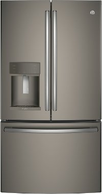 PFE28KMKES GE Profile 36 Inch French Door Refrigerator - 27.8 cu. ft. Slate