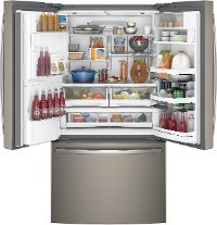 PFE28KMKES GE Profile 36 Inch French Door Refrigerator - 27.8 cu. ft. Slate-2