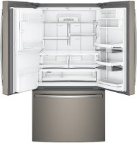PFE28KMKES GE Profile 36 Inch French Door Refrigerator - 27.8 cu. ft. Slate-4