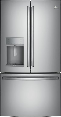 PFE28KSKSS GE Profile 27.8 cu. ft. French Door Refrigerator - 36 Inch Stainless Steel