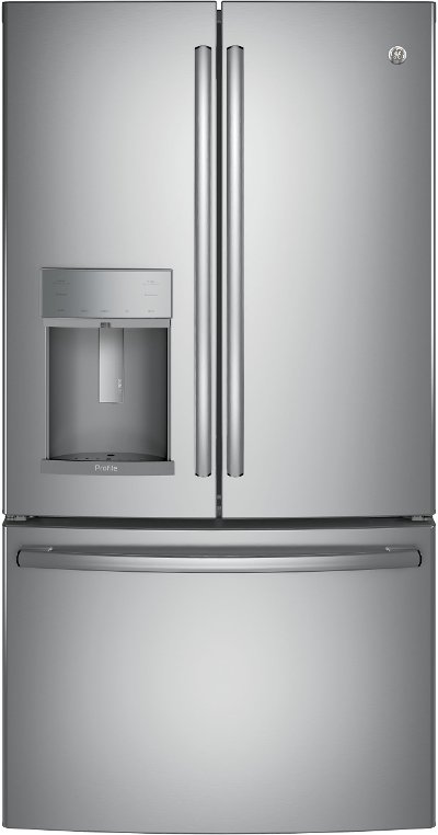 PFE28KSKSS GE Profile 27.8 cu. ft. French Door Refrigerator - 36 Inch Stainless Steel