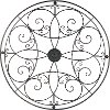 Clearance Metal Round Wall Decor
