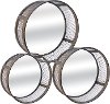 22 Inch Galvanized Metal Round Mirror