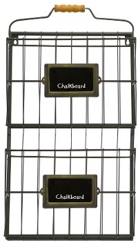 Double Metal File Folder with Chalkboard Labels