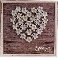 Wood Love Plaque Wall Art