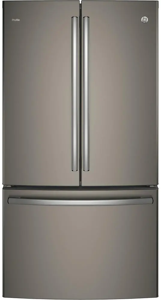 PWE23KMKES GE Profile 23.1 cu ft French Door Refrigerator - Counter Depth Slate-1