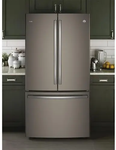 PWE23KMKES GE Profile 23.1 cu ft French Door Refrigerator - Counter Depth Slate-2