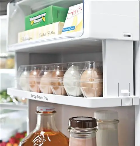 PWE23KMKES GE Profile 23.1 cu ft French Door Refrigerator - Counter Depth Slate-5