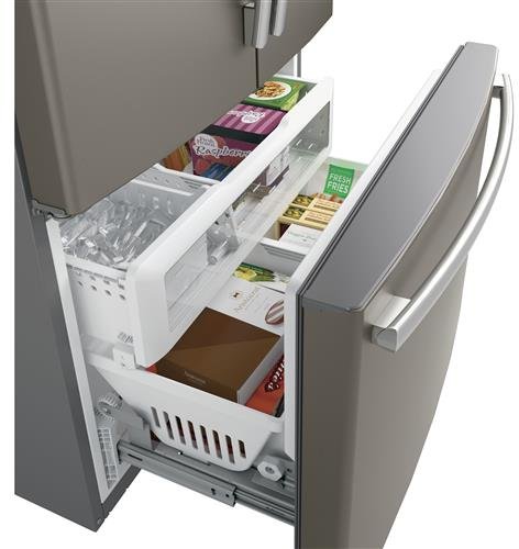 PWE23KMKES GE Profile 36 Inch French Door Refrigerator - Counter Depth, 23.1 cu. ft., Slate-3