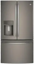 PYE22KMKES GE Profile 22 cu ft French Door Refrigerator - Counter Depth Slate