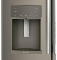 PYE22KMKES GE Profile French Door Refrigerator with Turbo Cool setting- 36 Inch Slate Counter Depth-3
