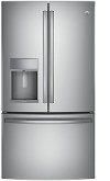 PYE22KSKSS GE Profile French Door Refrigerator - 36 Inch Counter Depth - Stainless Steel