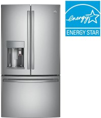 PYE22PSKSS GE French Door Refrigerator with TwinChill™ evaporators - 36 Inch Stainless Steel Counter Depth-3