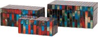 5 Inch Multi-Color Mosaic Glass and Wood Box