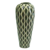 10 Inch Green Gourd Vase