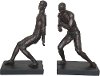 Rustic Men Bookend Pair
