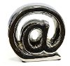 Clearance Silver Ceramic At Symbol Table Top Decor