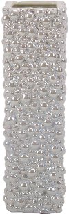 13 Inch Pearl Ceramic Vase