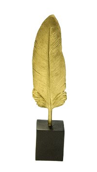 Gold Feather on Base