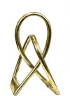 12 Inch Gold Metal Table Sculpture