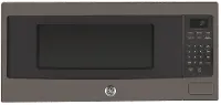 PEM31EFES GE Profile Countertop Microwave Oven - 1.1 cu. ft. Slate