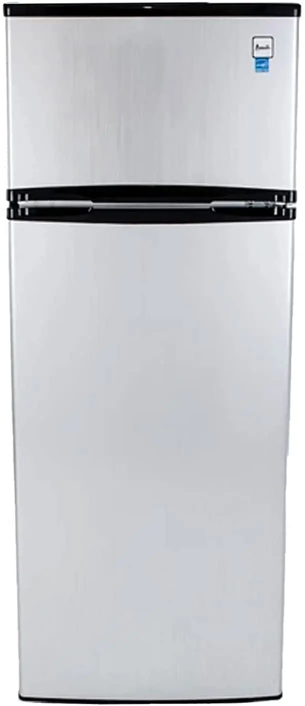 RA7316PST Avanti 7.4 cu ft Compact Refrigerator with Freezer - Stainless Steel-1