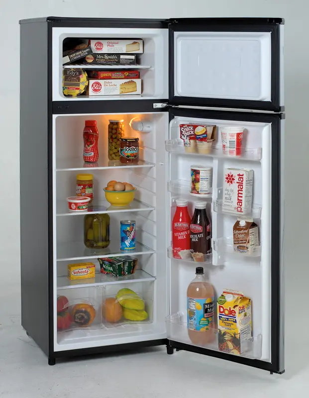 RA7316PST Avanti 7.4 cu ft Compact Refrigerator with Freezer - Stainless Steel-3