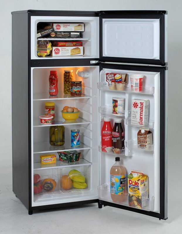 RA7316PST Avanti Top Freezer Compact Refrigerator - Stainless Steel-3