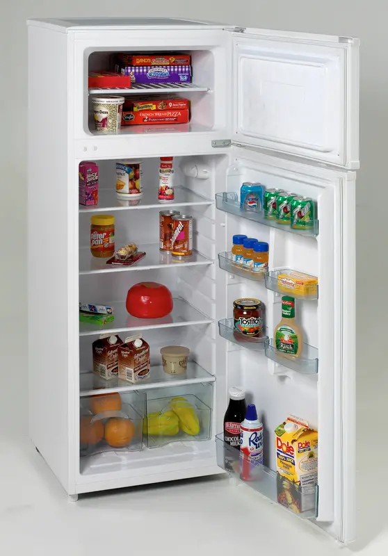 RA7306WT Avanti Two Door Apartment Size Refrigerator - White-2