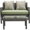 CHEL-6PC-GRN Outdoor Green 6 Piece Patio Set - Chelsea -2