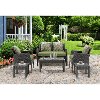 CHEL-6PC-GRN Outdoor Green 6 Piece Patio Set - Chelsea -7